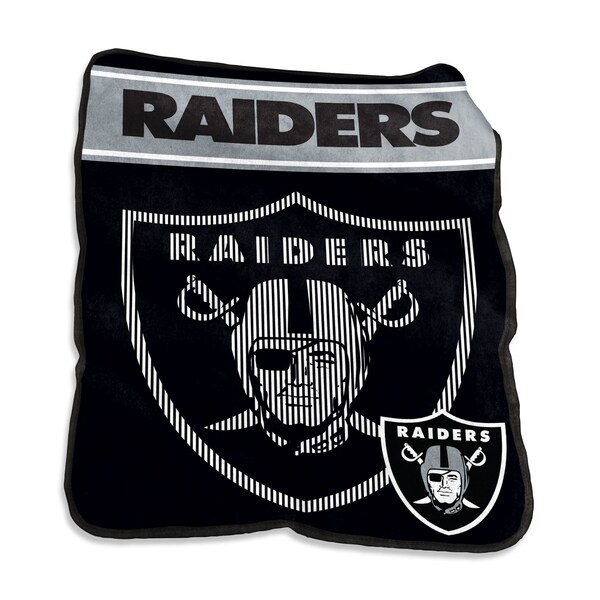 Logo Brands Las Vegas Raiders 60x80 Raschel Throw 623-26X - main